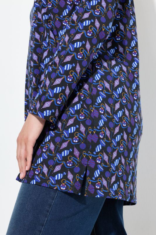 Туника с принт на орнаменти