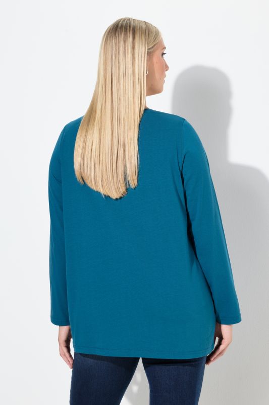 Блуза с принт на сърна