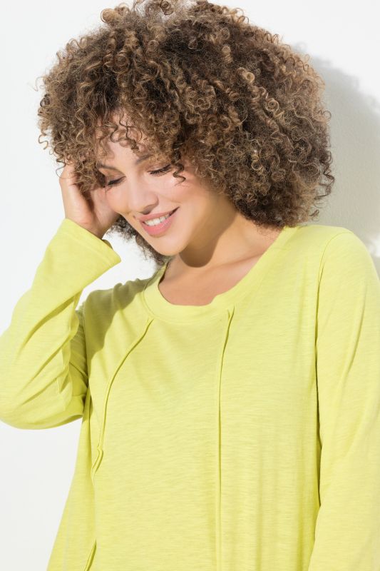 Блуза с обърнати шевове