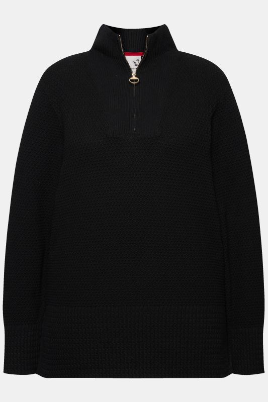 Пуловер с тройер яка