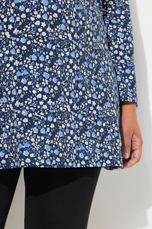 Туника с принт на точки