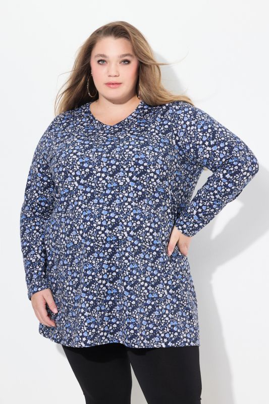 Туника с принт на точки