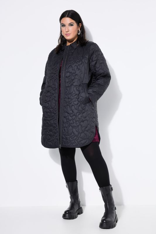 Палто ватирано с леопардов десен