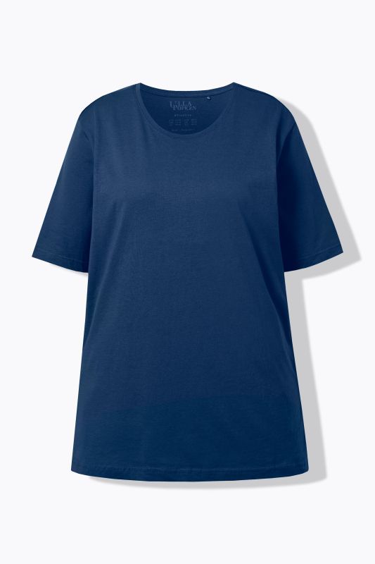 Basic Round Neck Short Sleeve Relaxed Fit  Tee