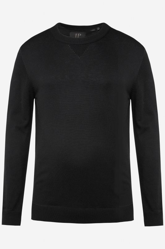 Пуловер с вълнена плетка