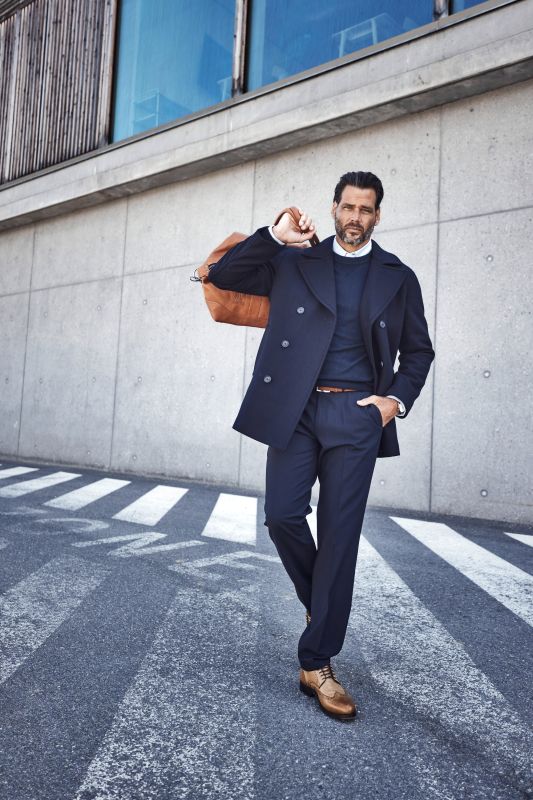 Пуловер с вълнена плетка