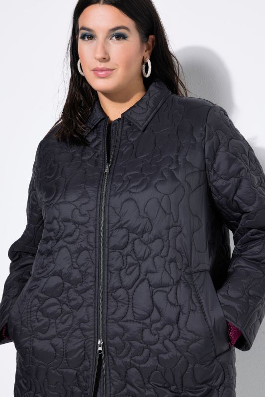 Палто ватирано с леопардов десен