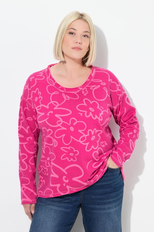 Суитчър с принт на цветя