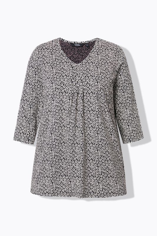 Тениска с флорален десен