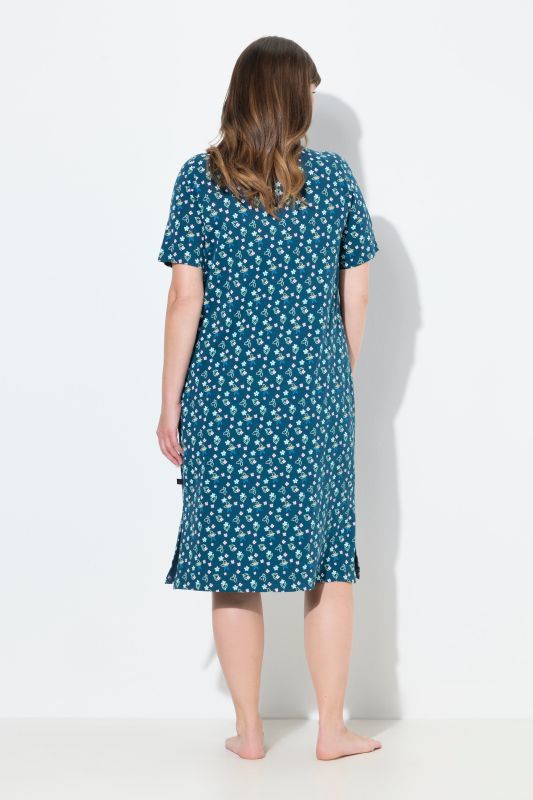 Нощница с принт на маргаритки