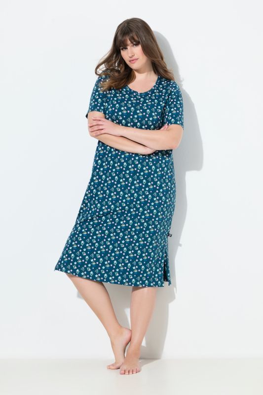 Нощница с принт на маргаритки