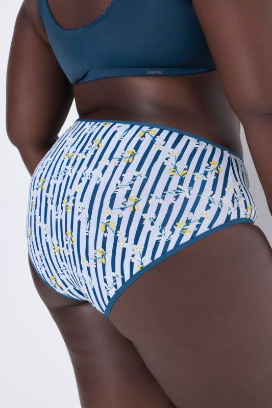 Бикини комплект от 5 броя с ботанически принт