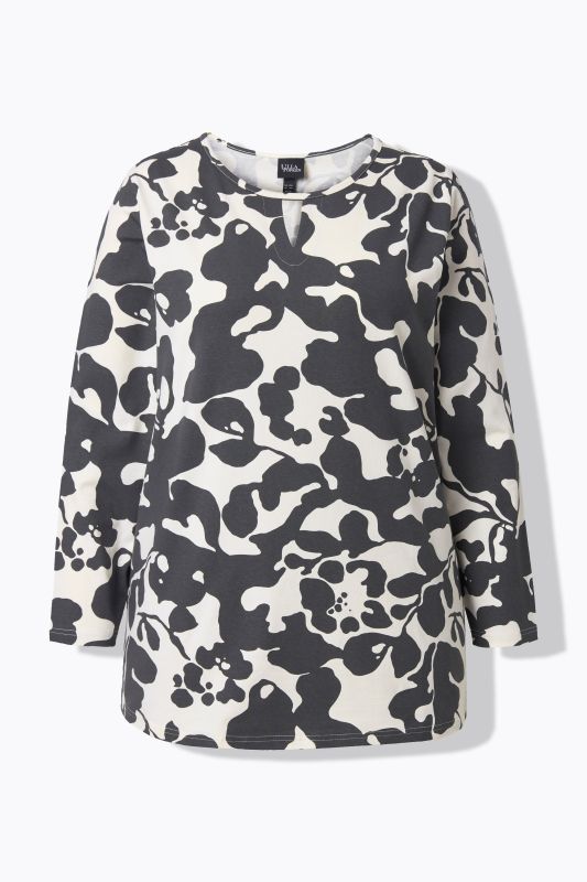 Блуза с абстрактен принт 