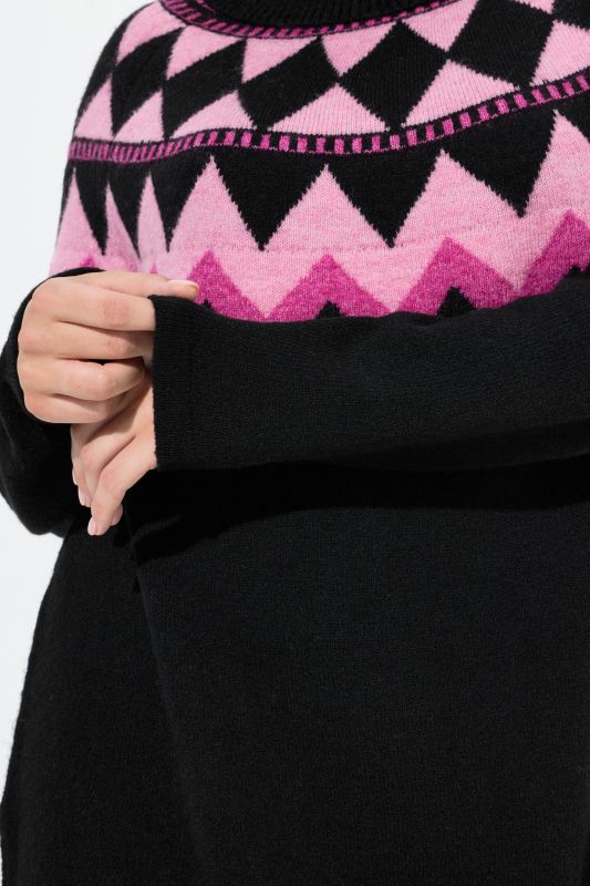 Пуловер с неонов алпийски принт