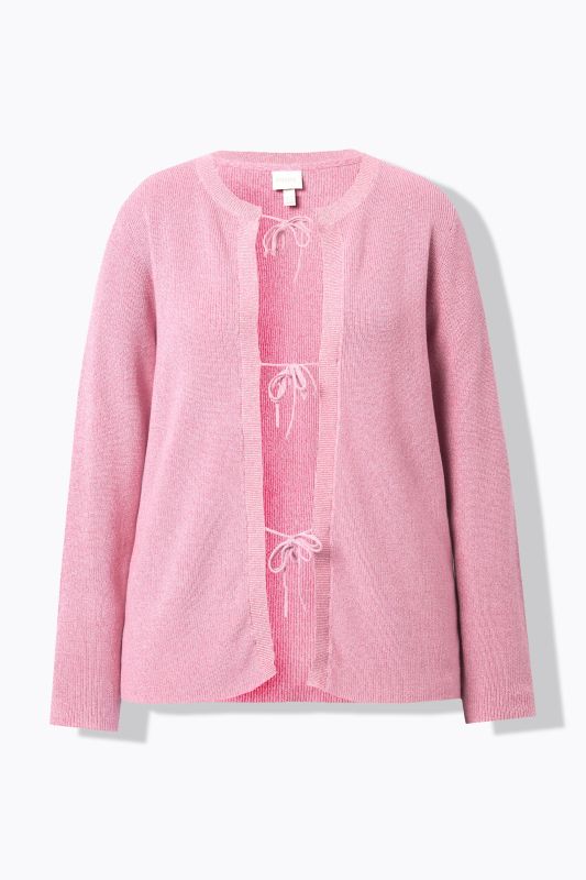 Жилетка плетена с връзки