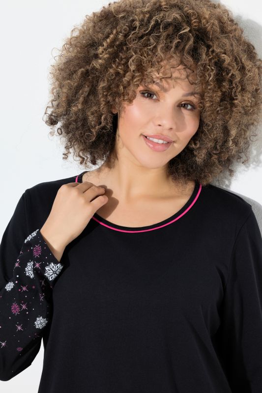 Пижама със снежинки