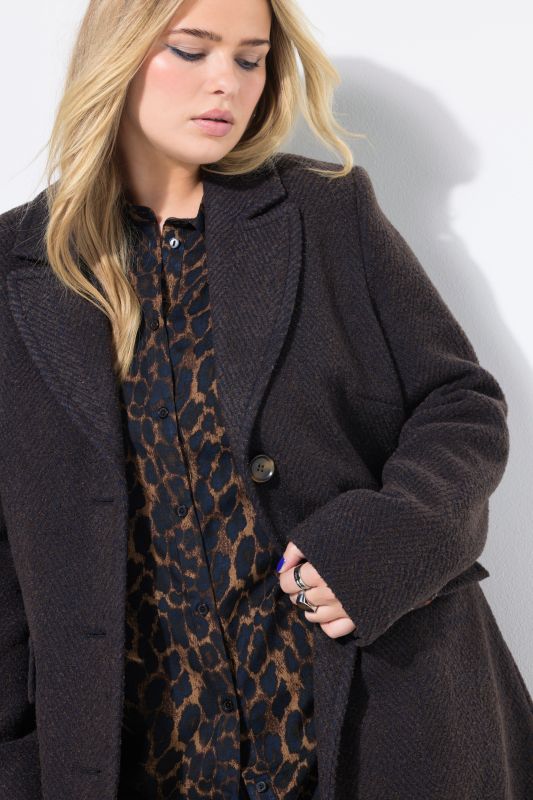 Палто от вълнена материя