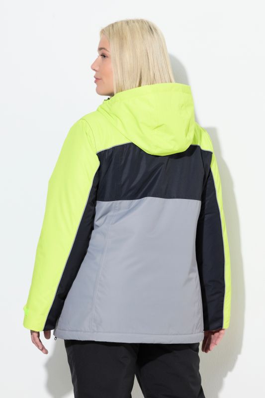 Яке с неонови цветни блокове