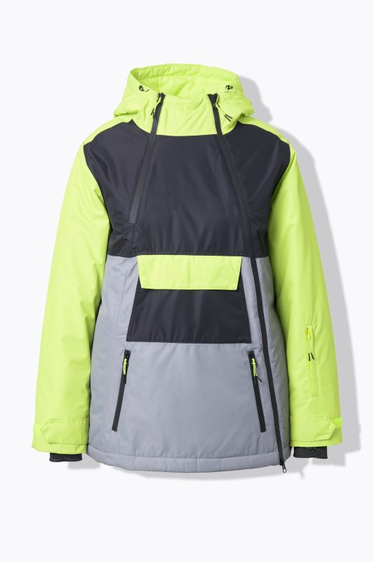 Яке с неонови цветни блокове