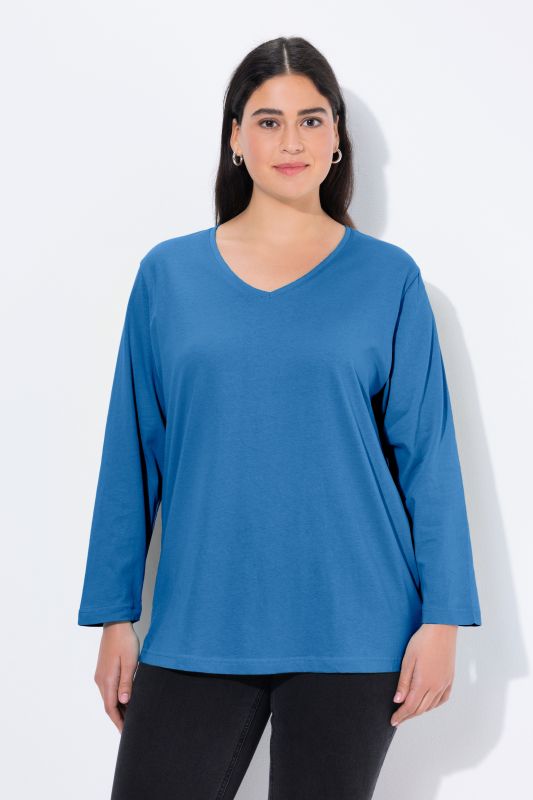Back To Basics V-Neck Relaxed Fit Cotton Tee