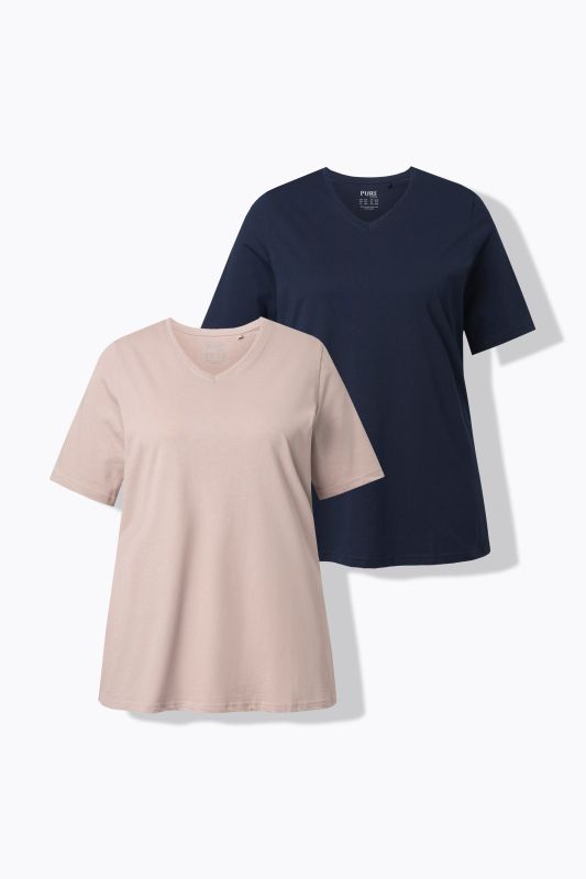 2 Pack of Eco Cotton Basic Tees