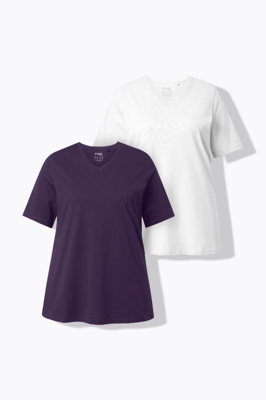 2 Pack of Eco Cotton Basic Tees