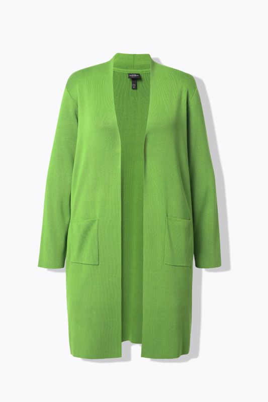 Жилетка дълга с джобове