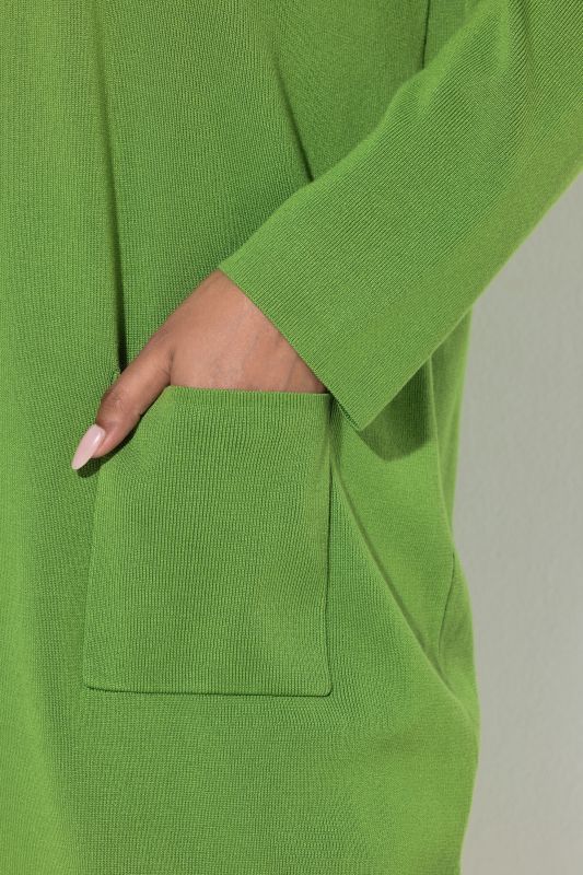 Жилетка дълга с джобове