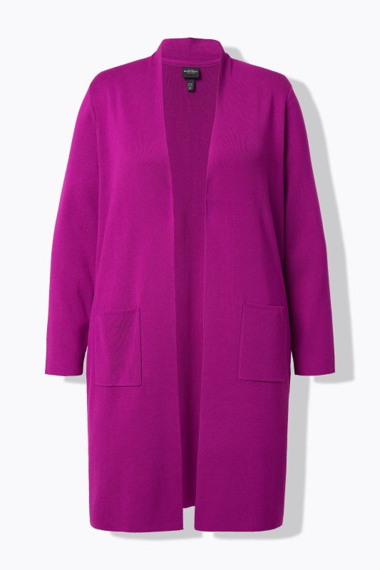 Жилетка дълга с джобове