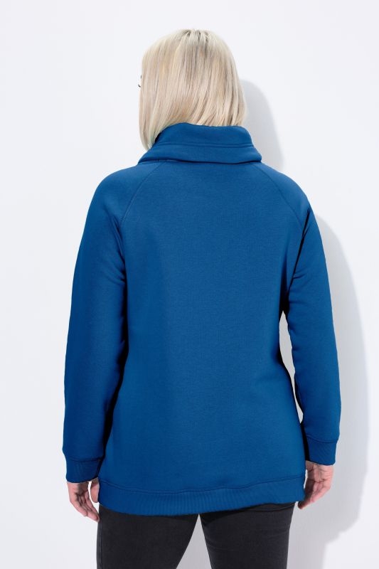 Drawstring Collar Sweatshirt