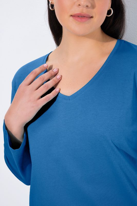 Back To Basics V-Neck Relaxed Fit Cotton Tee