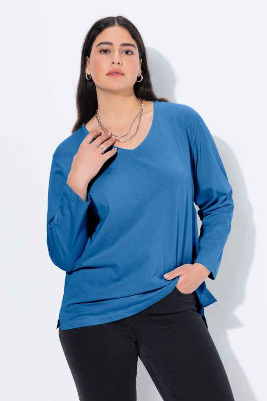 Back To Basics V-Neck Relaxed Fit Cotton Tee
