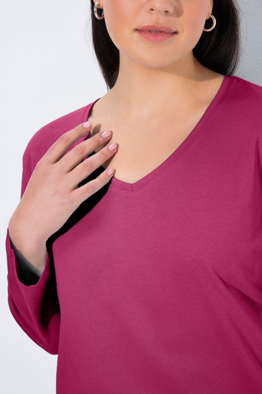 Back To Basics V-Neck Relaxed Fit Cotton Tee