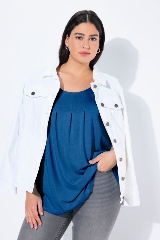 Essential Front Pleat Tee