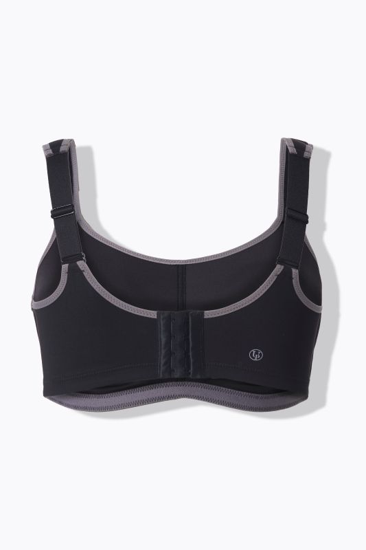 Mesh Inset Double Layer Adjustable Cup Wirefree Sports Bra