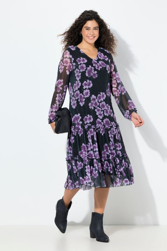 Рокля с флорален принт