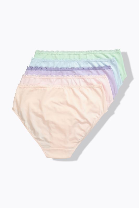 5 Pack Lace Trim Panties