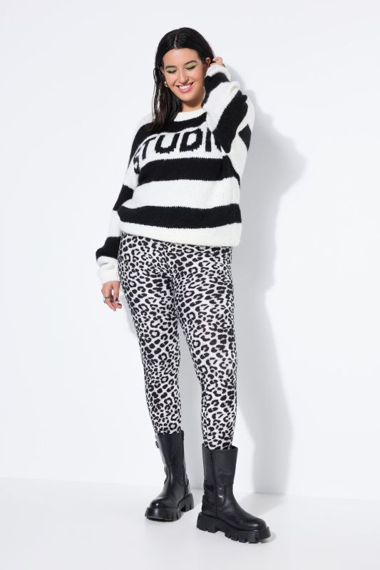 Клин с леопардов принт