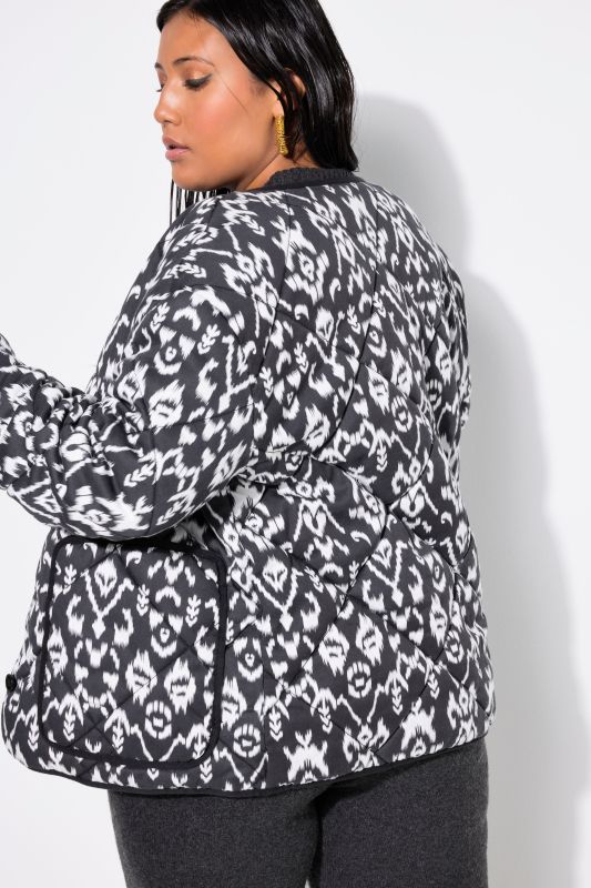 Яке с принт икат