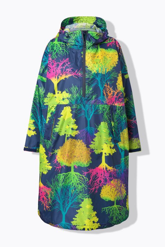 Rainbow Forest Rain Poncho