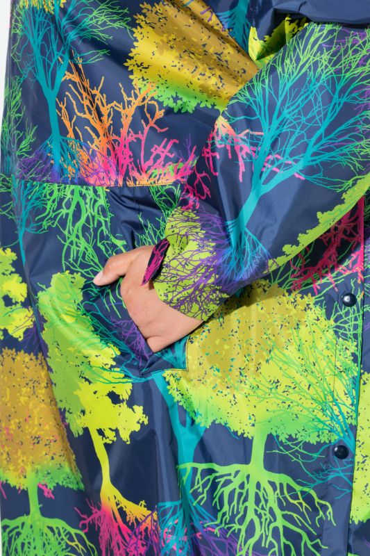 Rainbow Forest Rain Poncho