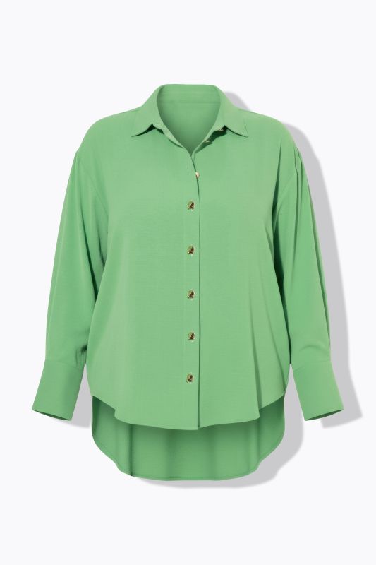 Риза с метални копчета