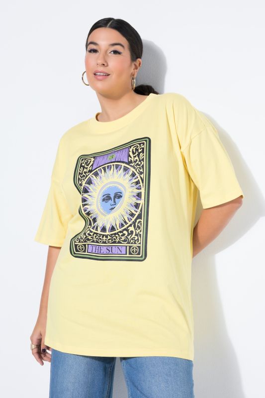 Тениска с графично слънце