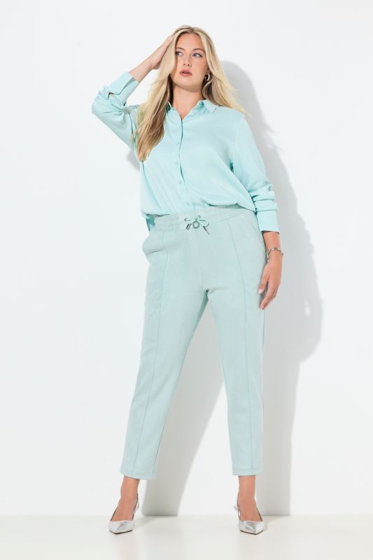 Панталон с велурена визия