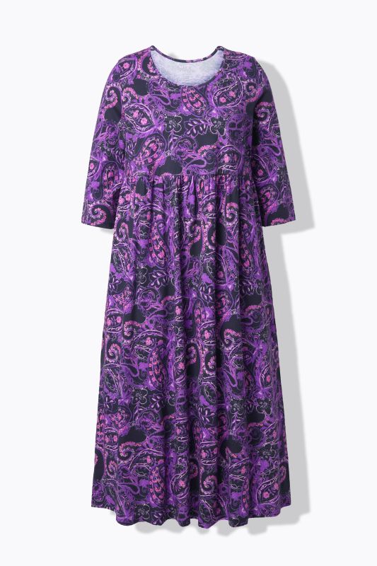 Рокля с неонов пейзли принт