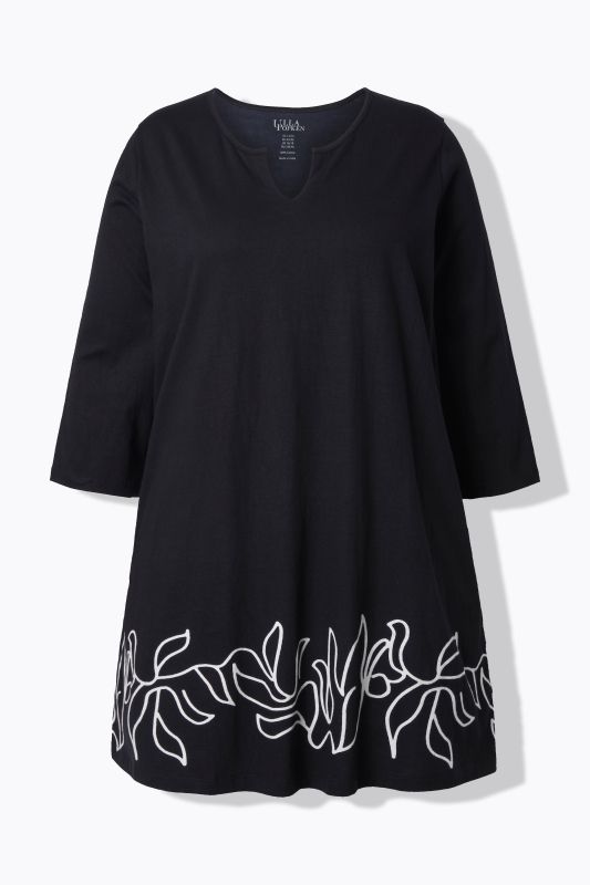 Туника с принт на подгъва