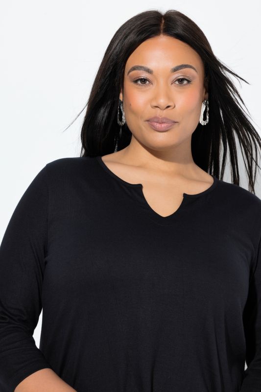 Туника с принт на подгъва