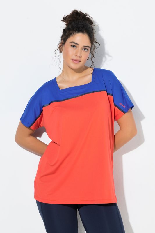 Тениска с неонов акцент