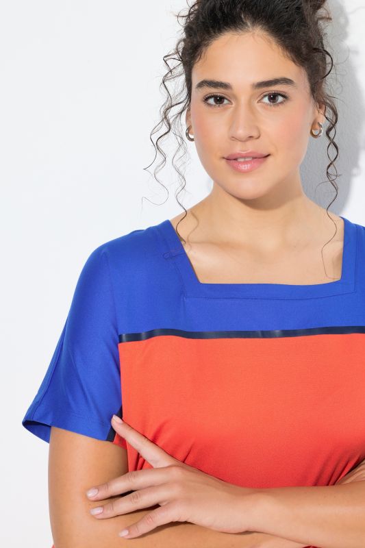 Тениска с неонов акцент