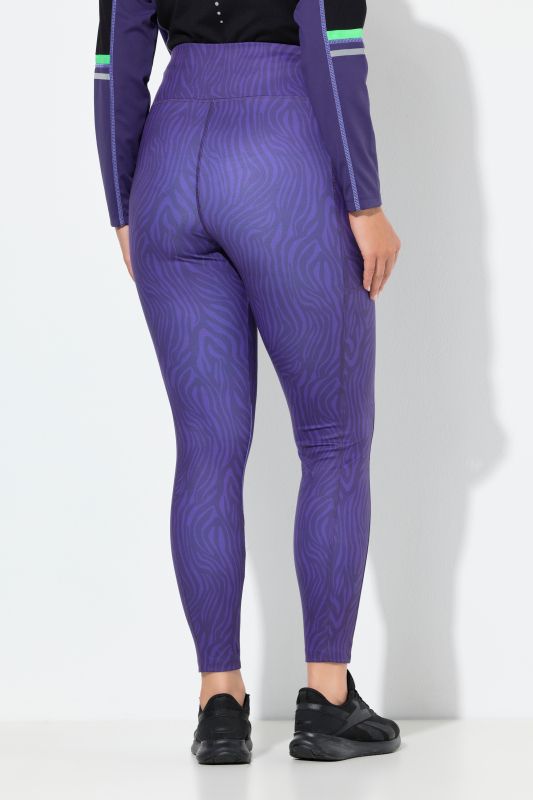 Клин с неонов зебров принт